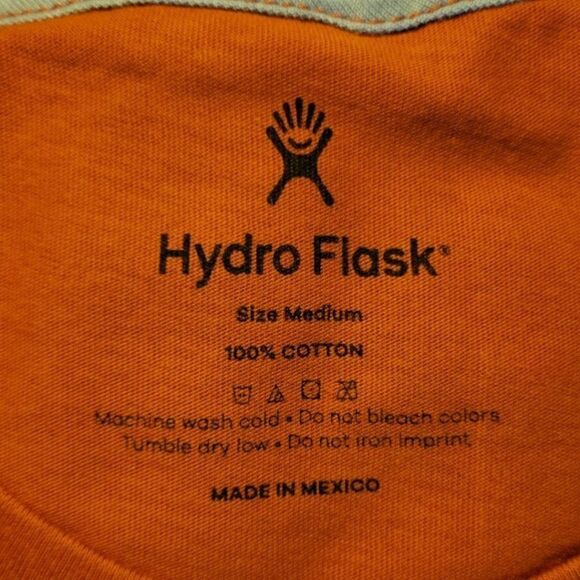 Hydro Flask Men's Logo T-shirt Sz M - Picture 5 of 7